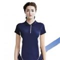 Zweifarbige Poloshirts für Damen