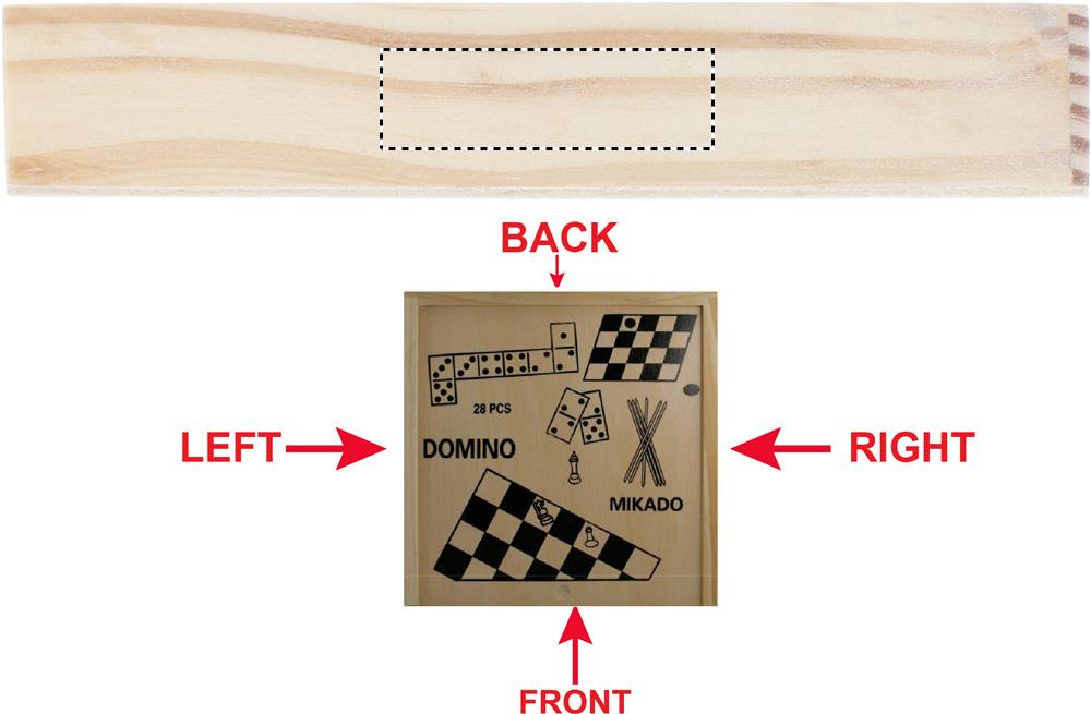 Rechts: 50x15 mm