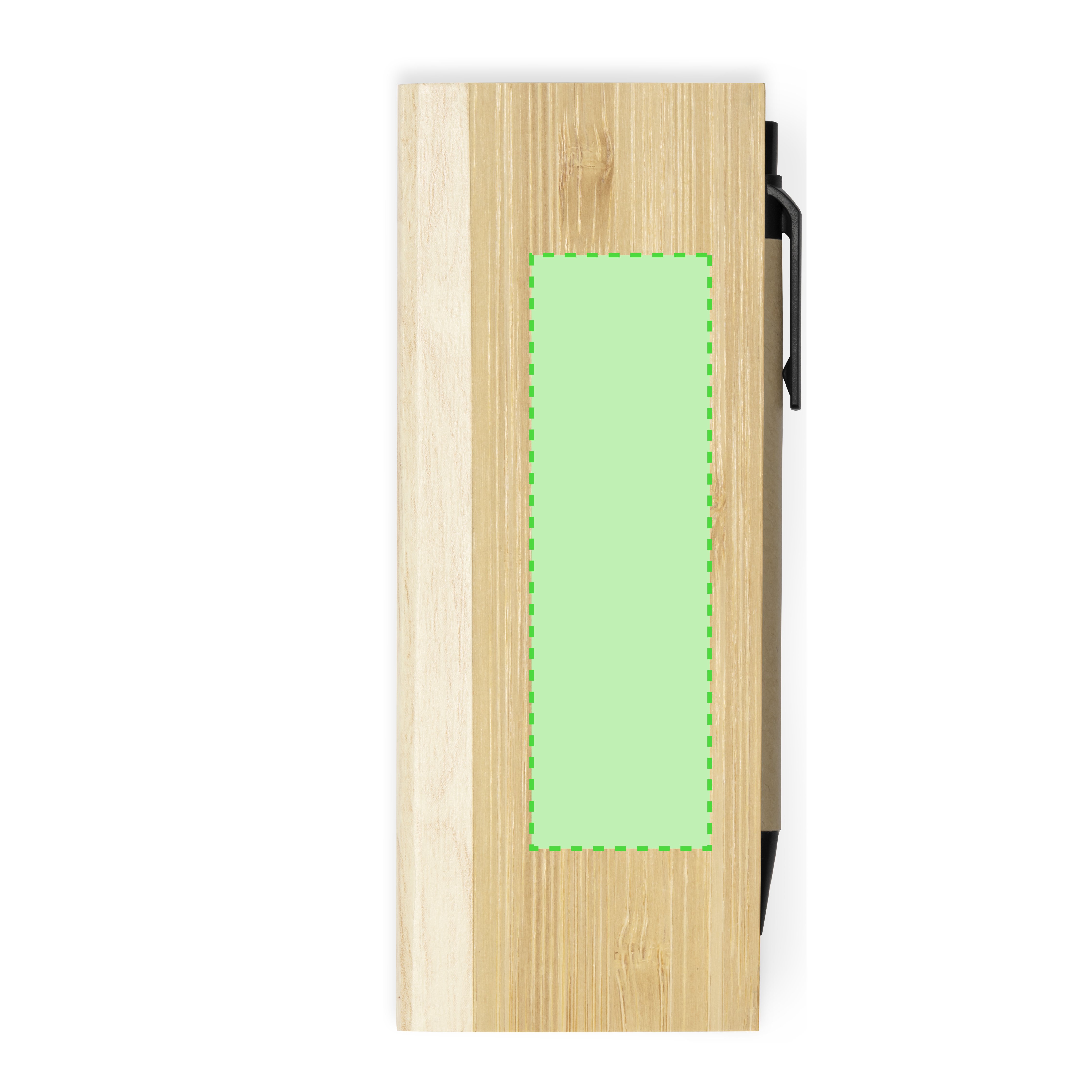 Vorderseite: 100 x 20 mm