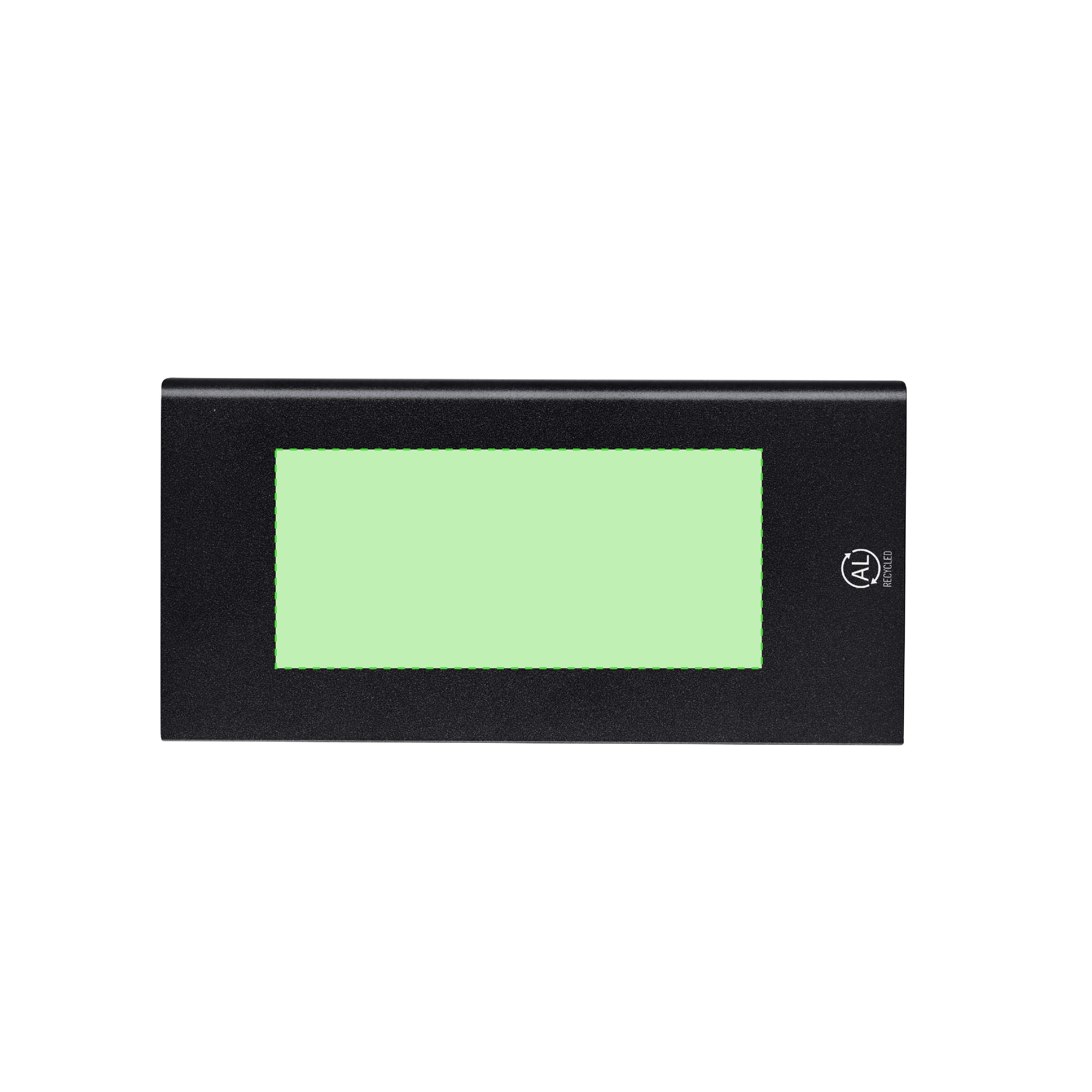 Vorderseite: 45 x 100 mm