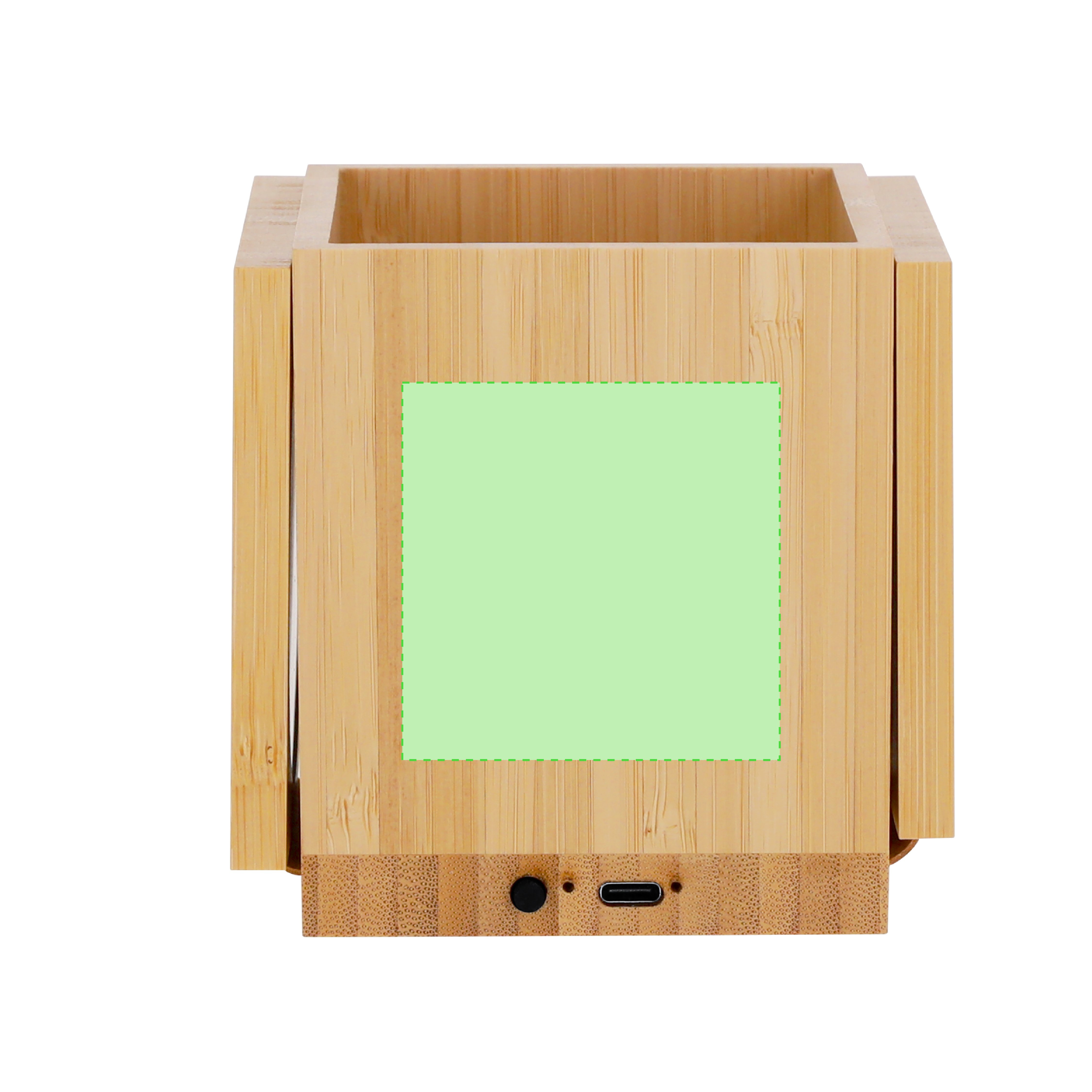 Vorderseite: 60 x 60 mm