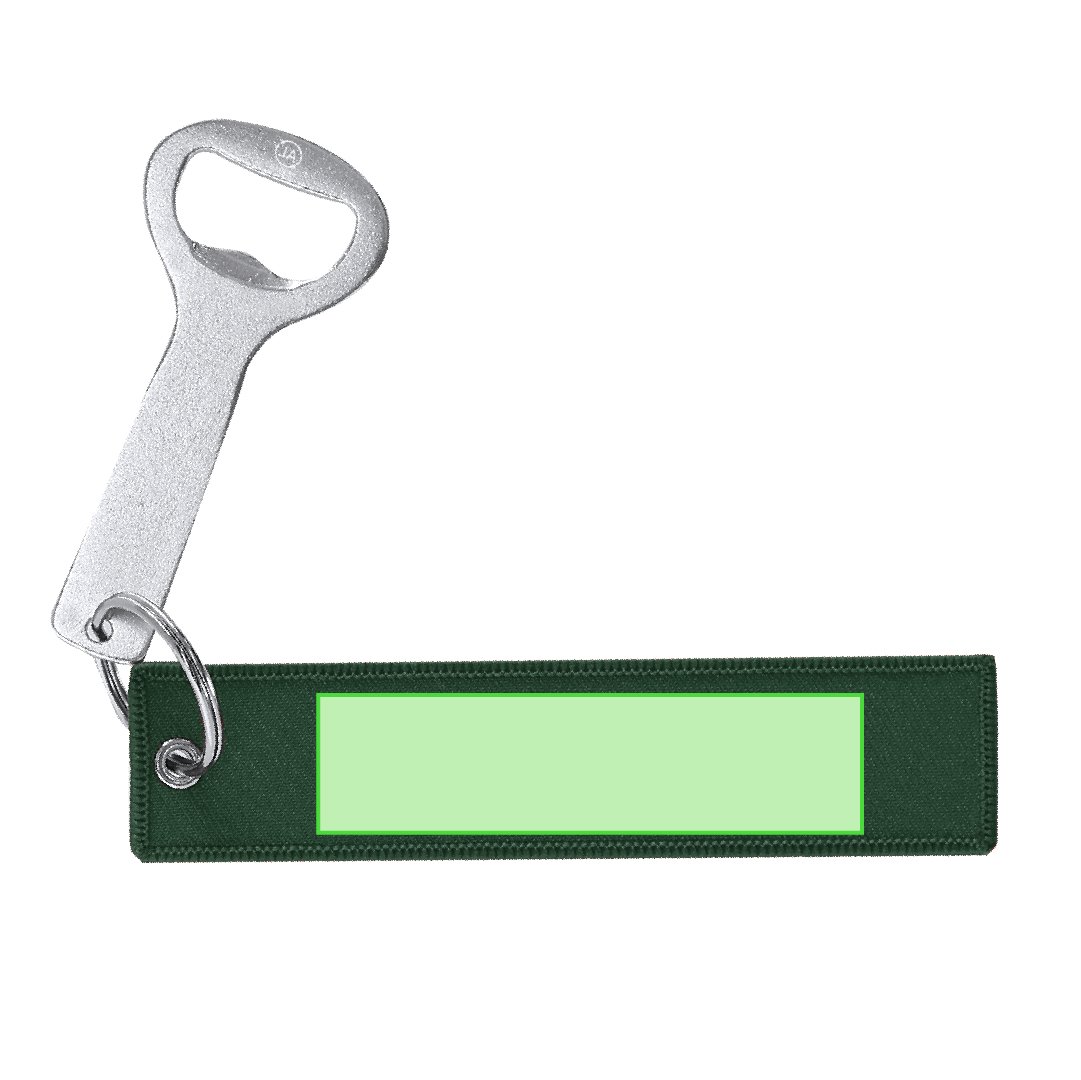 Vorderseite: 80 x 16 mm