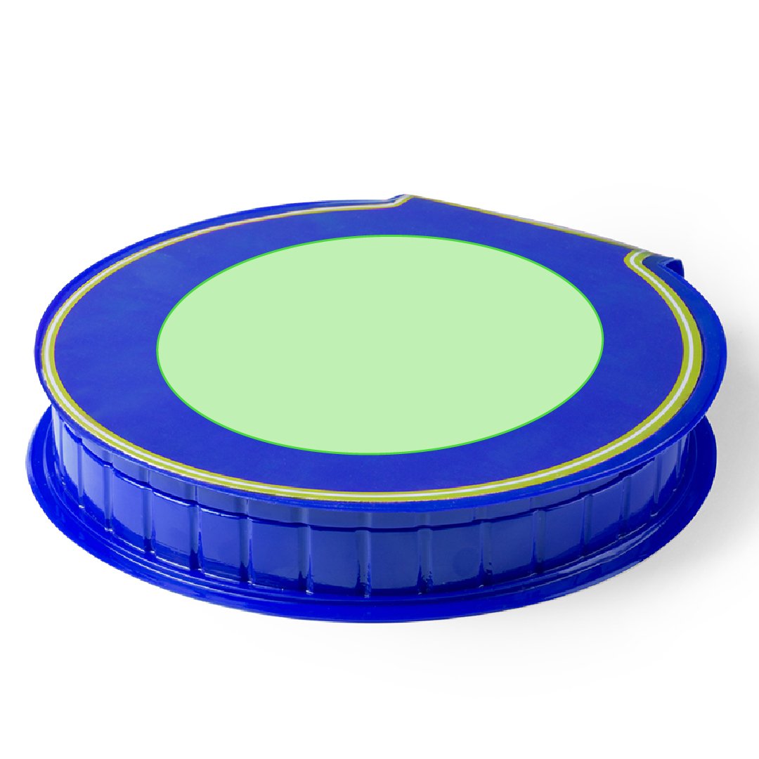 Vorderseite: 100 x 100 mm