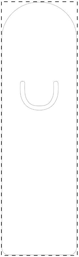 Vorderseite: W:52 mm x H:175 mm x D:0 mm
