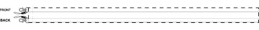 Vorderseite: W:925 mm x H:15 mm x D:0 mm