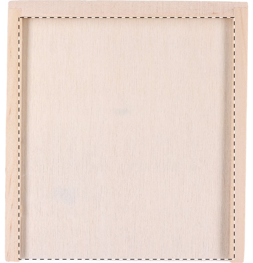 Vorderseite: 60 x 60 mm
