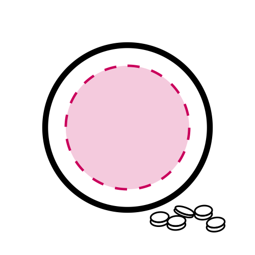 Vorderseite: Ø 35 mm