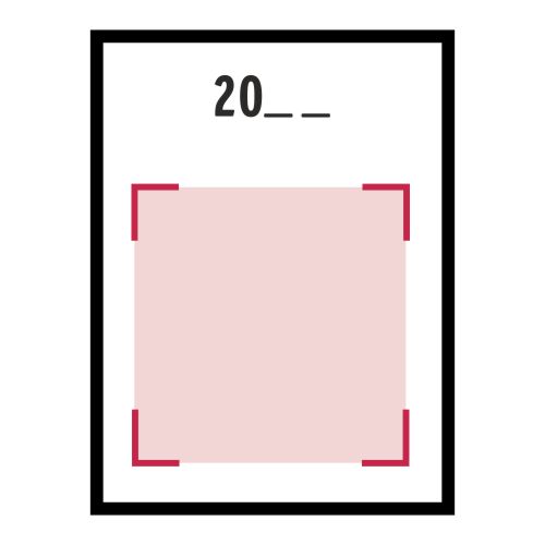 Vorderseite: 100 x 150 mm