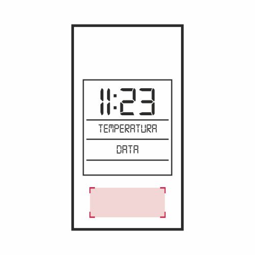 Vorderseite: 120 x 20 mm