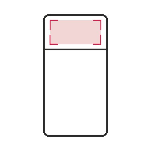 Vorderseite: 130 x 20 mm