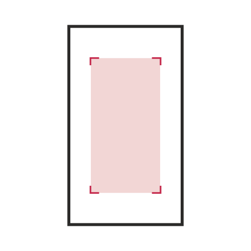 Vorderseite: 350 x 480 mm
