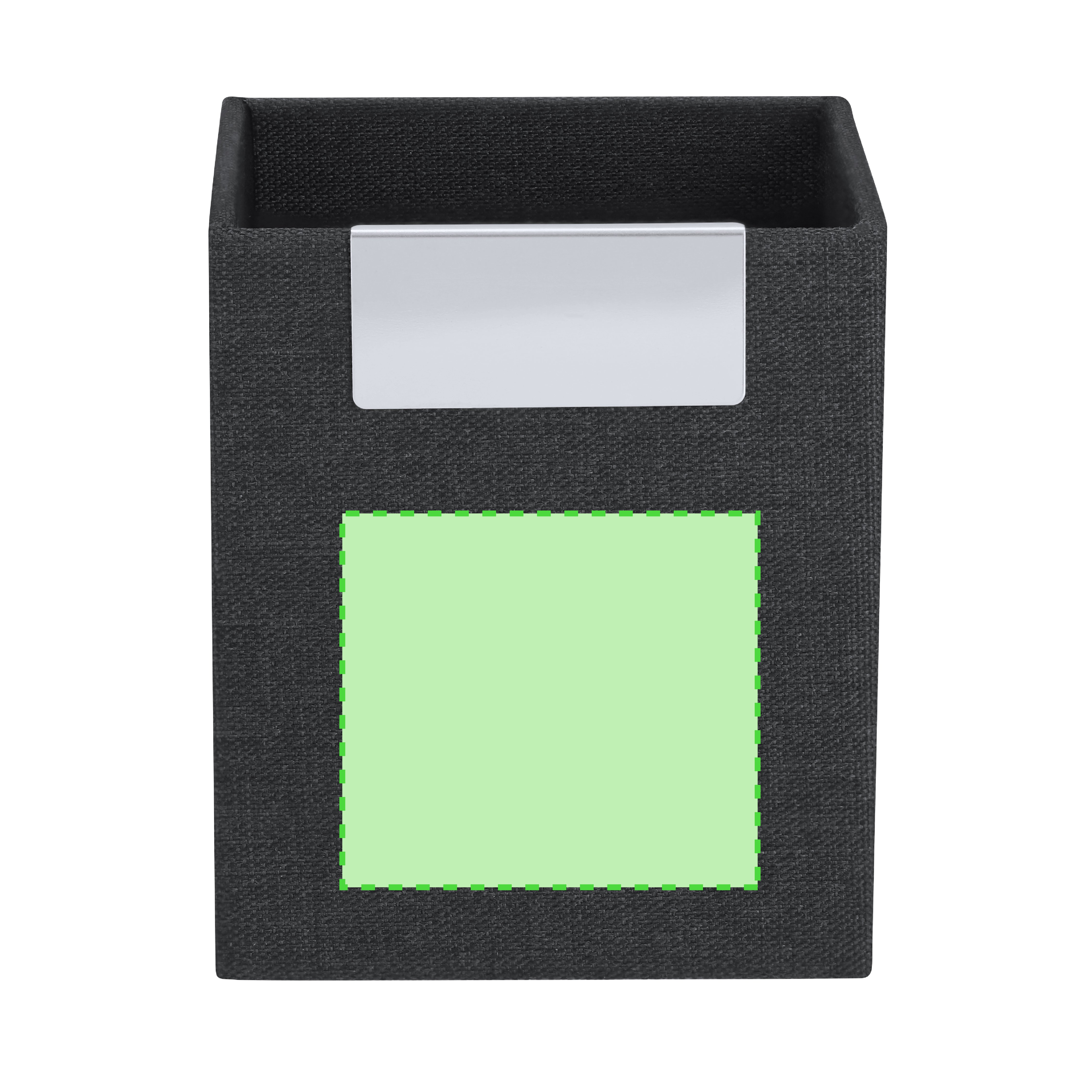 Rückseite: 50 x 45 mm