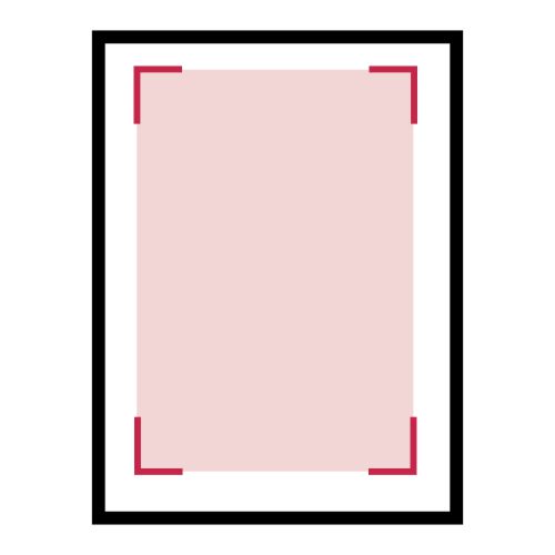 Rückseite: 50 x 100 mm