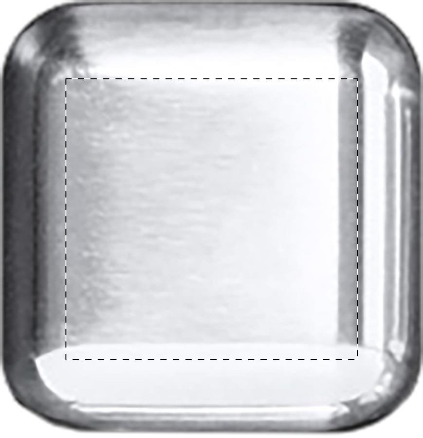 Links: 15 x 15 mm