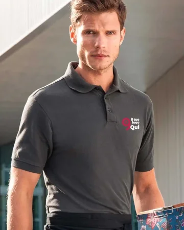 BIO Workwear Polo Herren , 50% Baumwolle, Classic Fit, 200g/m²