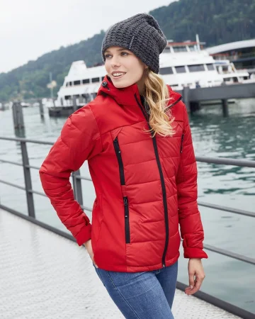 Damen Outdoor Hybrid Jacke, Thermische Softshell Winddicht