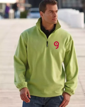 James & Nicholson Herren-Fleecepullover 300g Halbzip Anti-Pilling