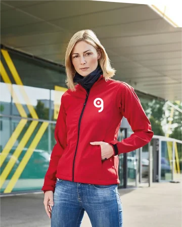 Damen Softshell Jacke winddicht wasserabweisend 5000mm