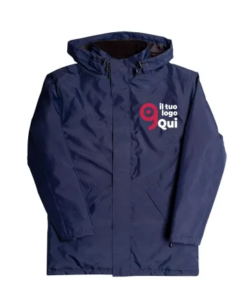 Winddichter Logan Full-Zip-Parka für Herren, Kapuze, 280g Polyester